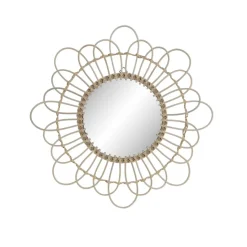 Ahin Miroir en rotin miroir naturel^Banak Online