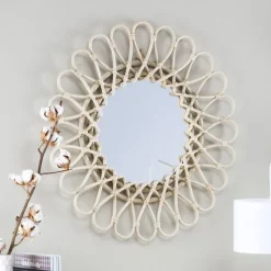 Aik Miroir 60d rotin naturel^Banak Clearance