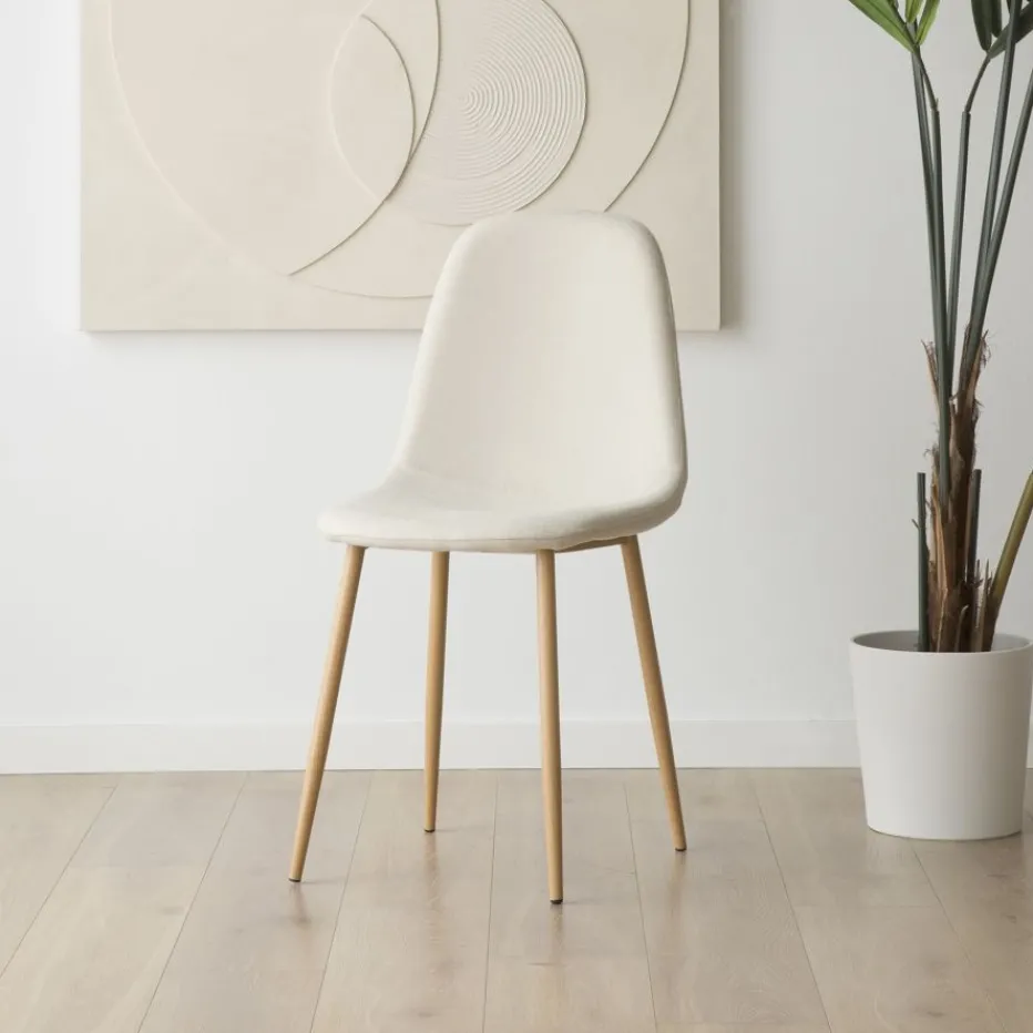 Allende Chaise rembourrée blanche^Banak Outlet