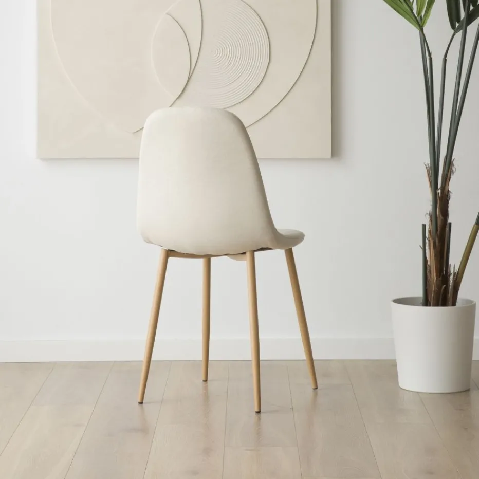 Allende Chaise rembourrée blanche^Banak Outlet