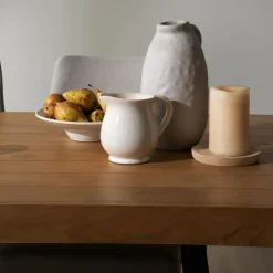 Amaia Table à manger rectangulaire en bois massif de manguier et métal^Banak Sale