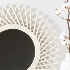 Angle Miroir 60d rotin naturel^Banak Sale