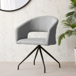 Austen Chaise de bureau de couleur gris^Banak New