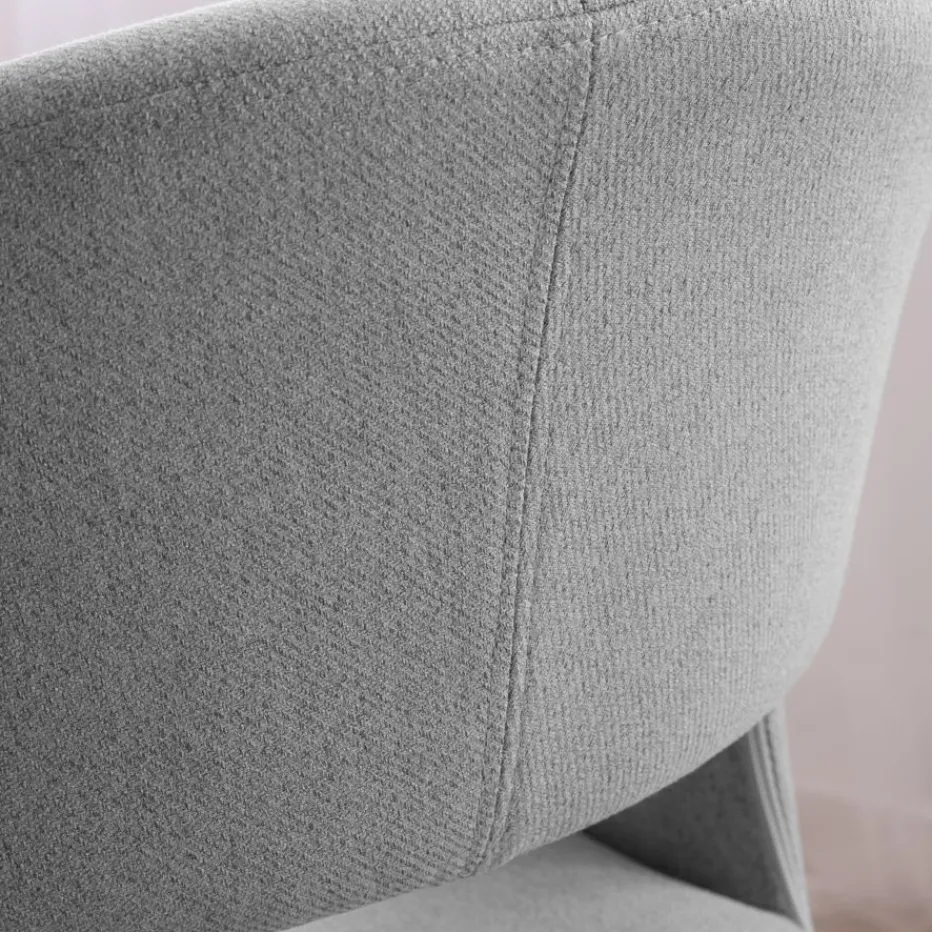 Austen Chaise de bureau de couleur gris^Banak New