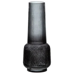 Bada Vase gris décoration en verre^Banak Online