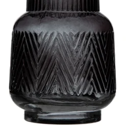 Bada Vase gris décoration en verre^Banak Online