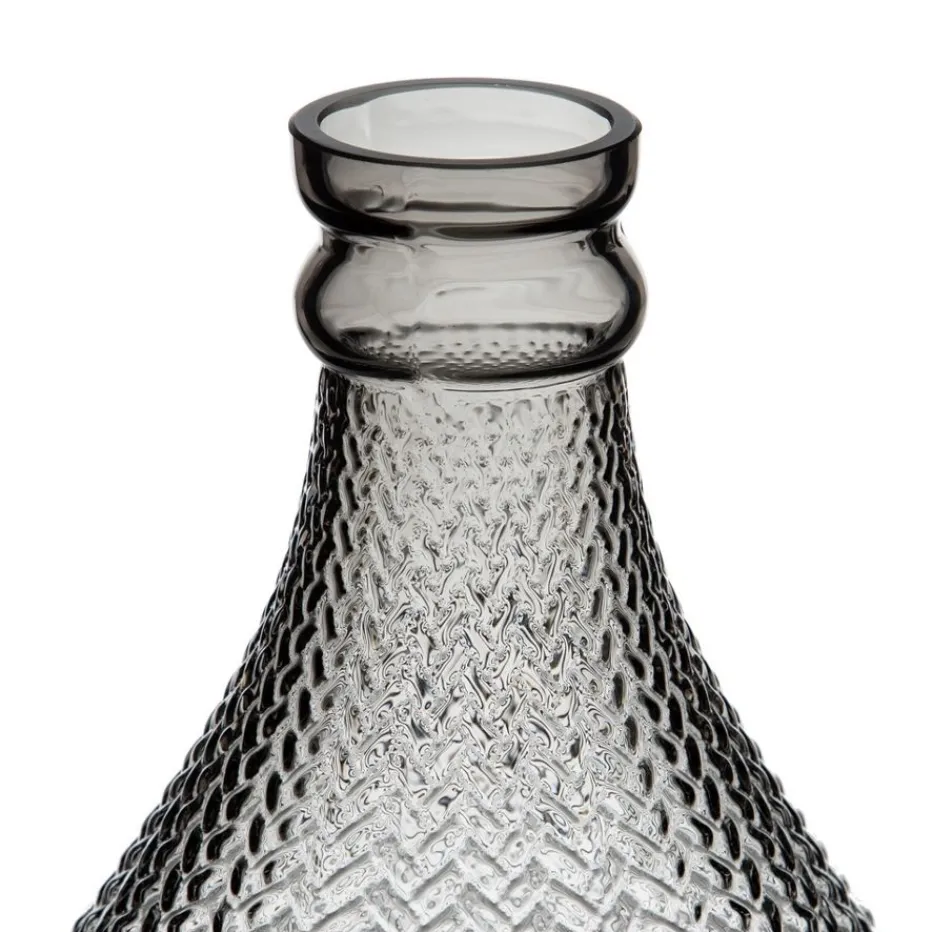 Bagy Vase en verre gris décoration^Banak Best