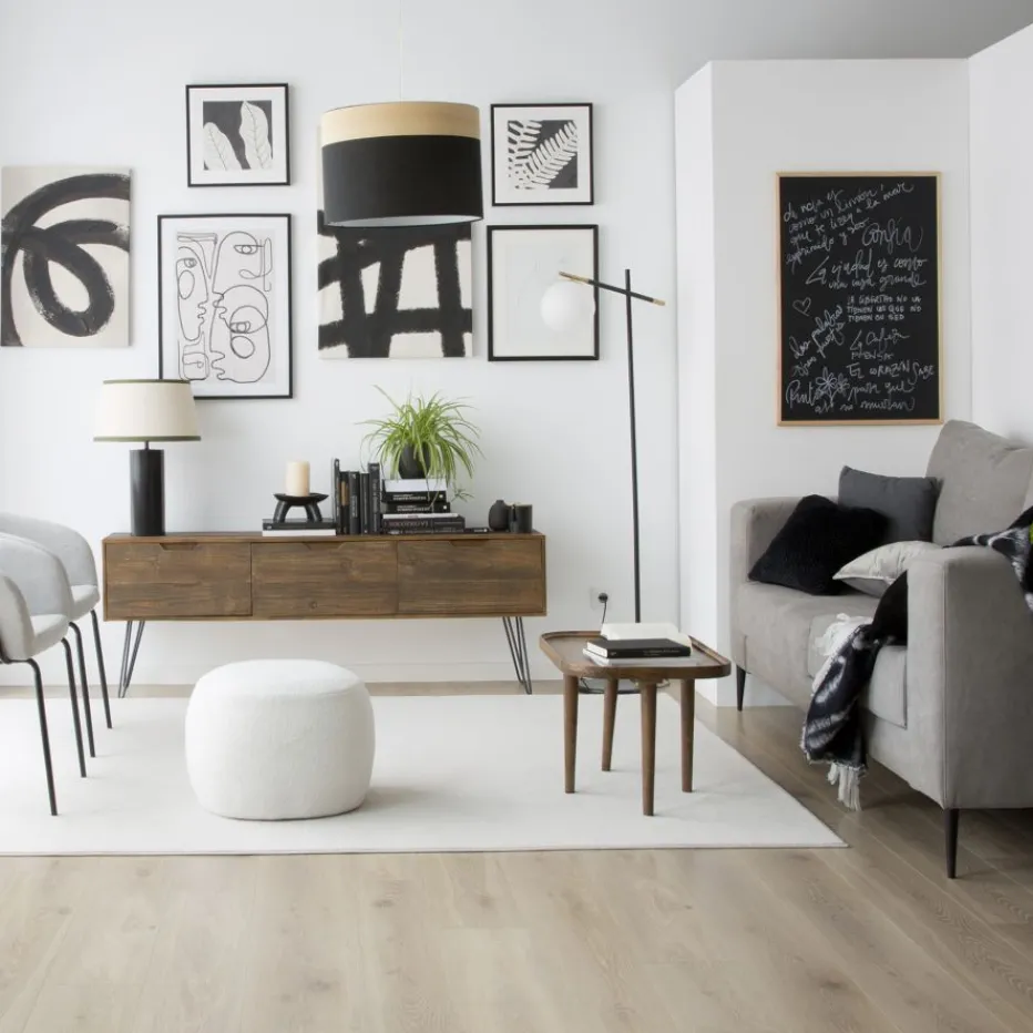 Baltic Meuble tv en bois massif et métal^Banak Outlet