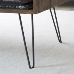Baltic Table en bois massif et métal^Banak Sale