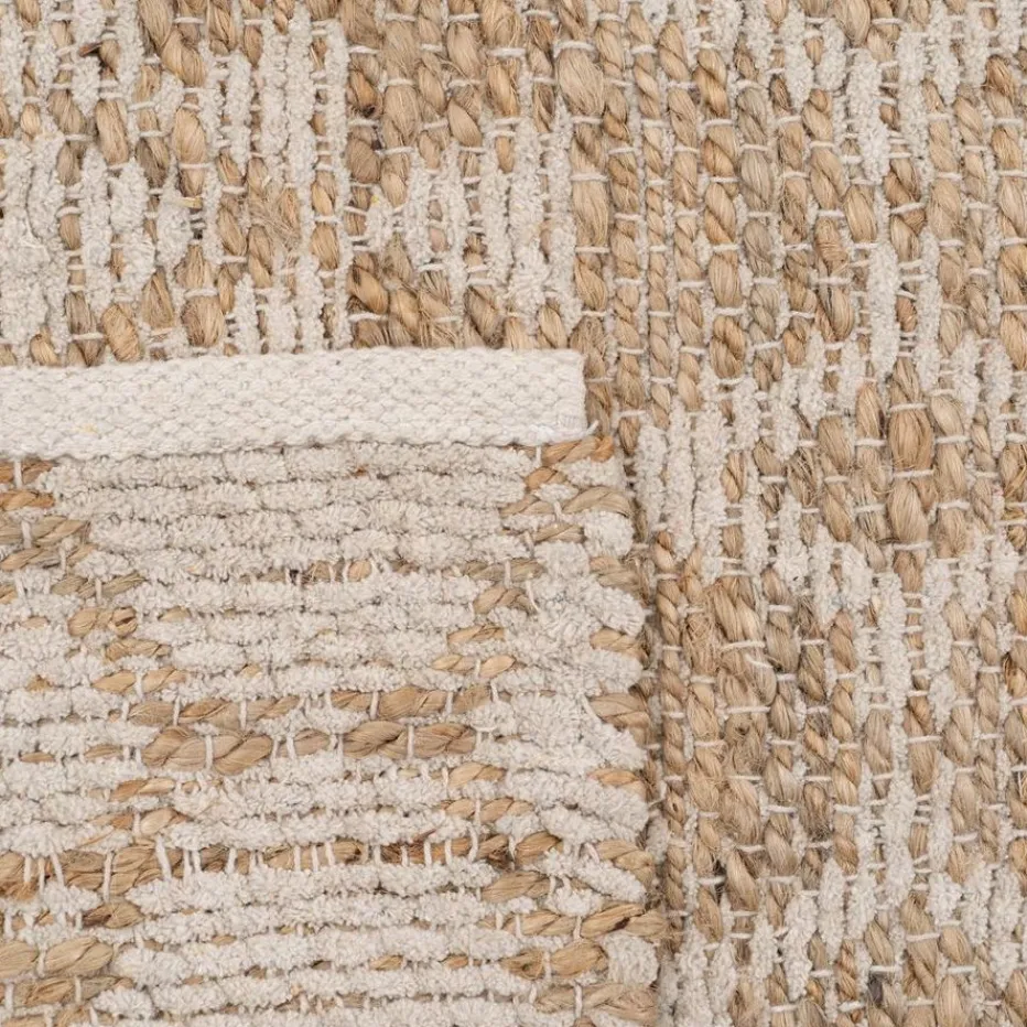 Barka Tapis de salon en jute et coton^Banak Sale