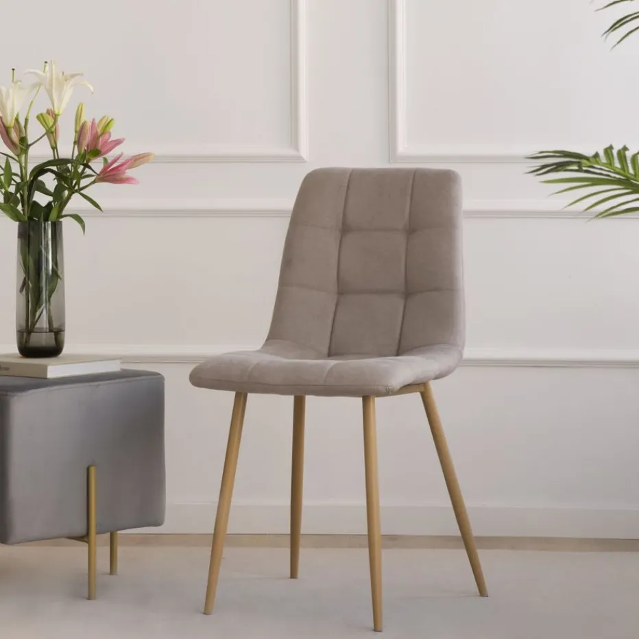 Basilea Chaise rembourrée beige^Banak Online
