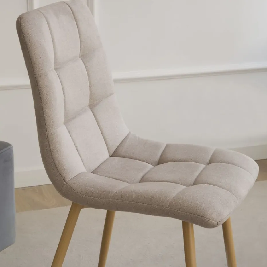 Basilea Chaise rembourrée beige^Banak Online