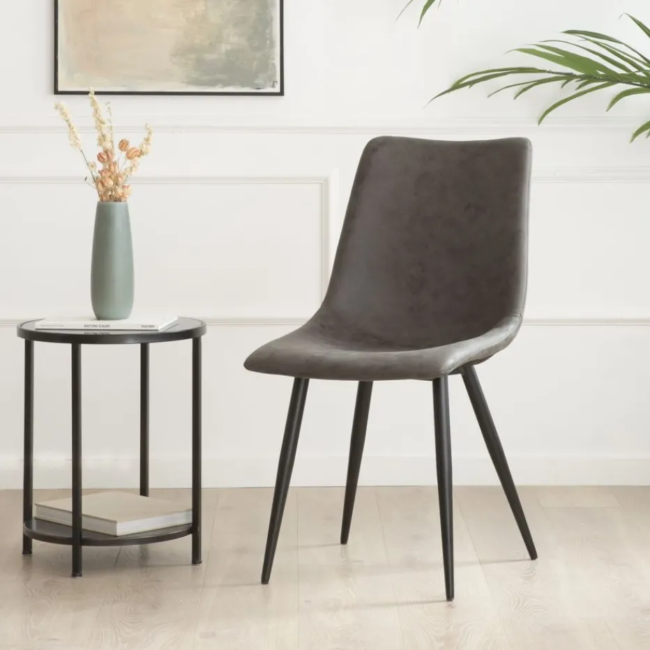 Belmont Chaise rembourrée gris^Banak Hot