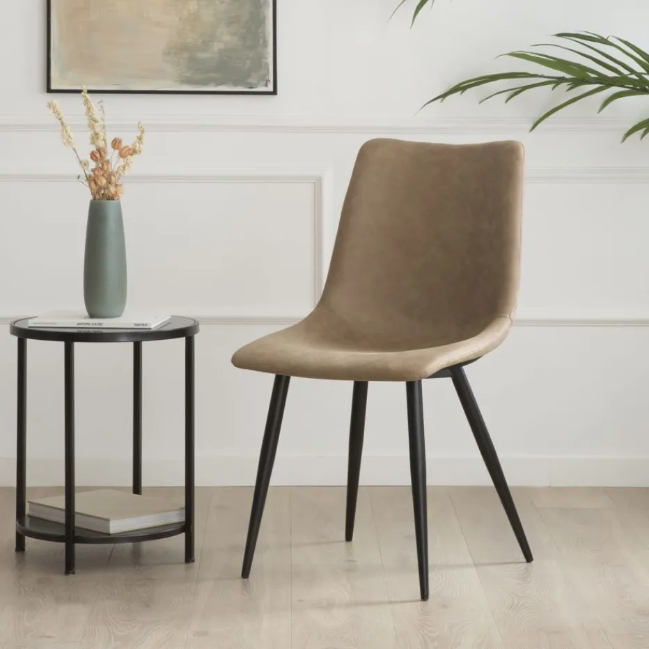 Belmont Chaise rembourrée camel^Banak