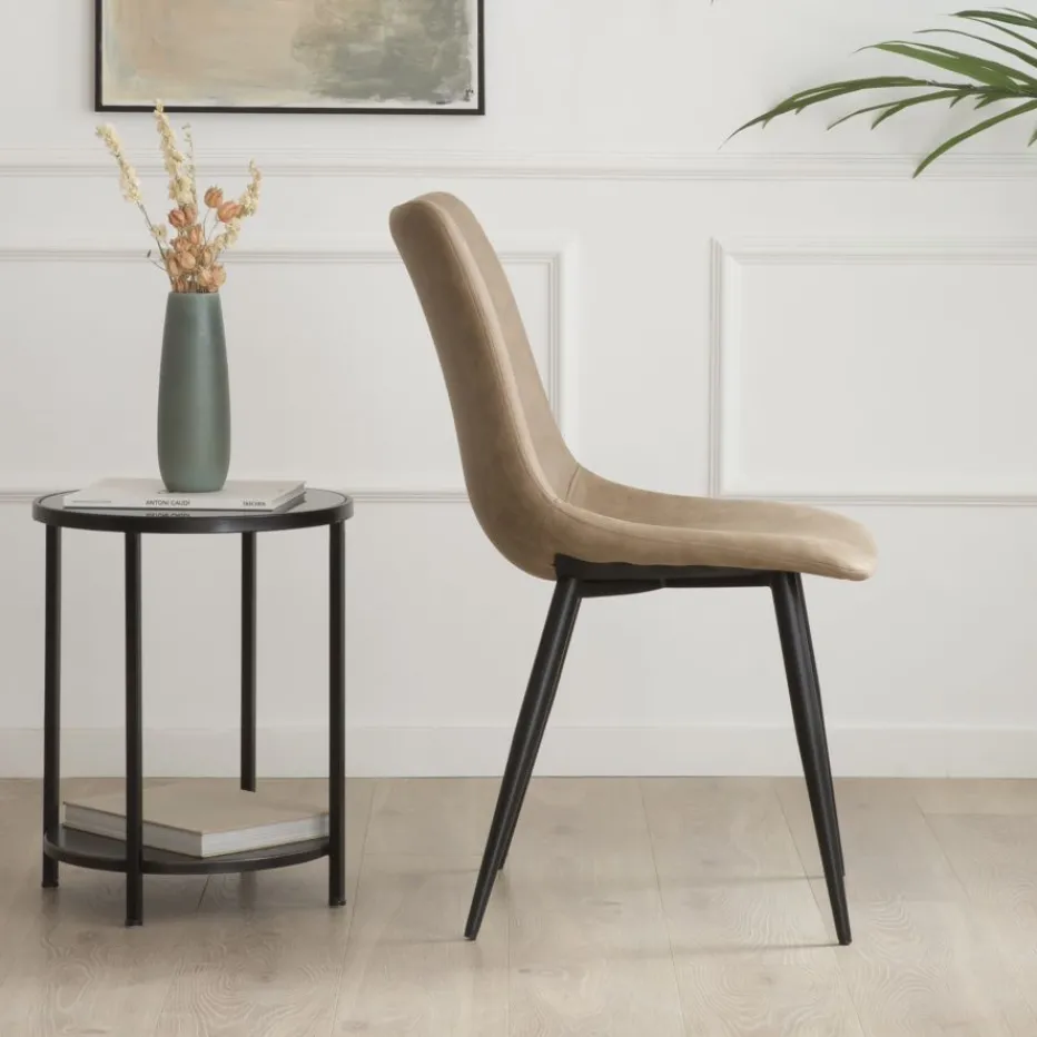 Belmont Chaise rembourrée camel^Banak