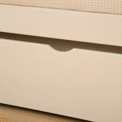 Bemy Lit nid pour matelas de 90x190 laqué en blanc^Banak Hot
