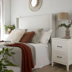 Berek T&ecirc;te de lit rembourrée pour lit de 150^Banak Outlet