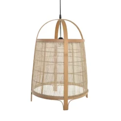 Bety Lustre en bambou lin naturel marron^Banak Discount