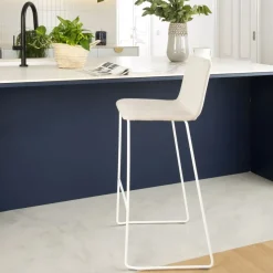 Blues Tabouret haut blanc^Banak Clearance