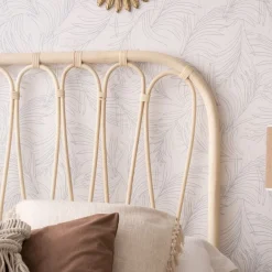 Bossley Tête de lit en rotin naturel pour lit de 150 et 160^Banak