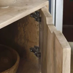 Boston Buffet en bois massif de manguier et métal^Banak Sale