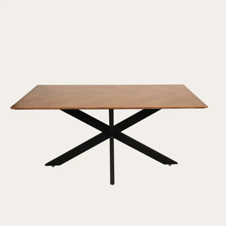 Bridger Mesa de comedor rectangular de madera y metal^Banak Best