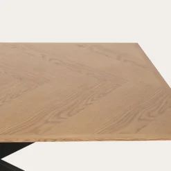 Bridger Mesa de comedor rectangular de madera y metal^Banak Best