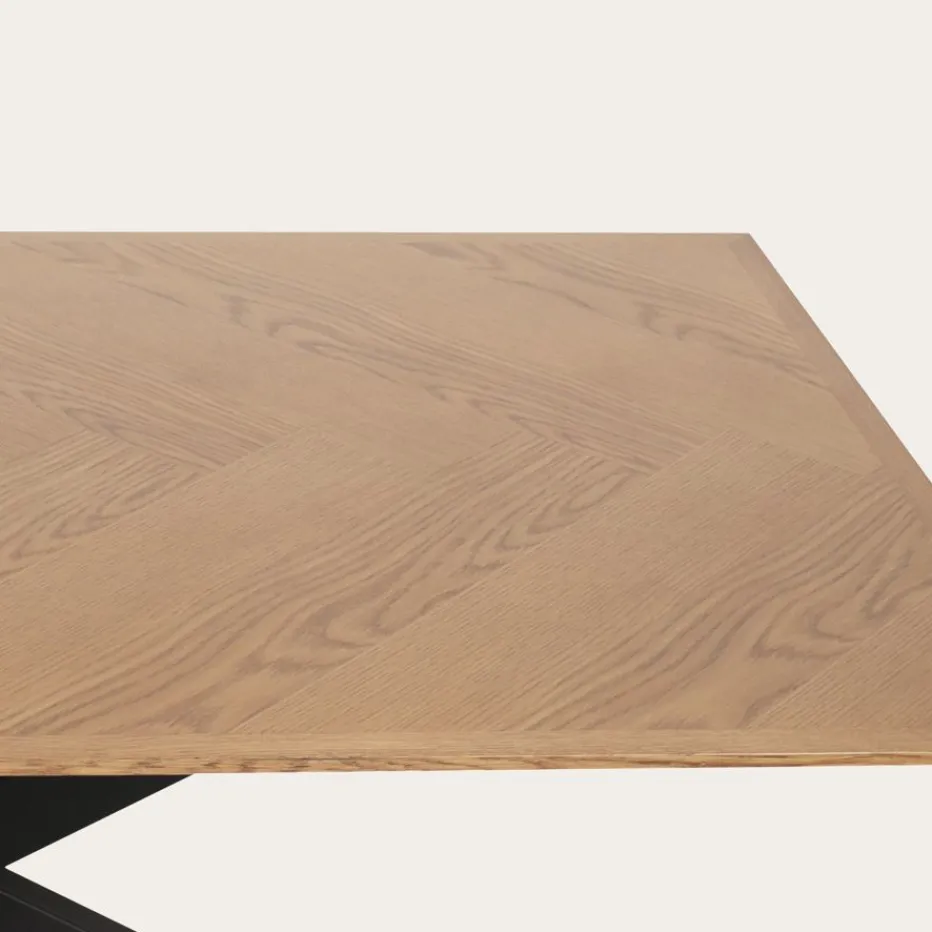 Bridger Mesa de comedor rectangular de madera y metal^Banak Best