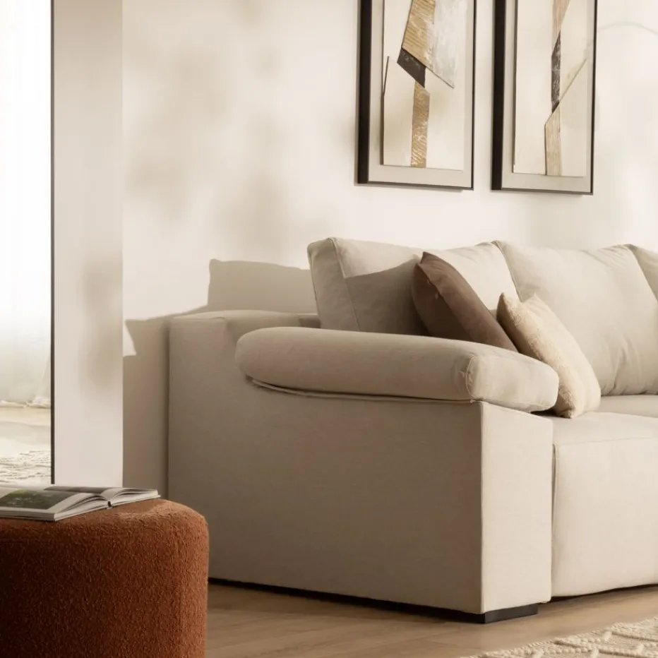 Bruni Canapé 4 places beige^Banak Outlet