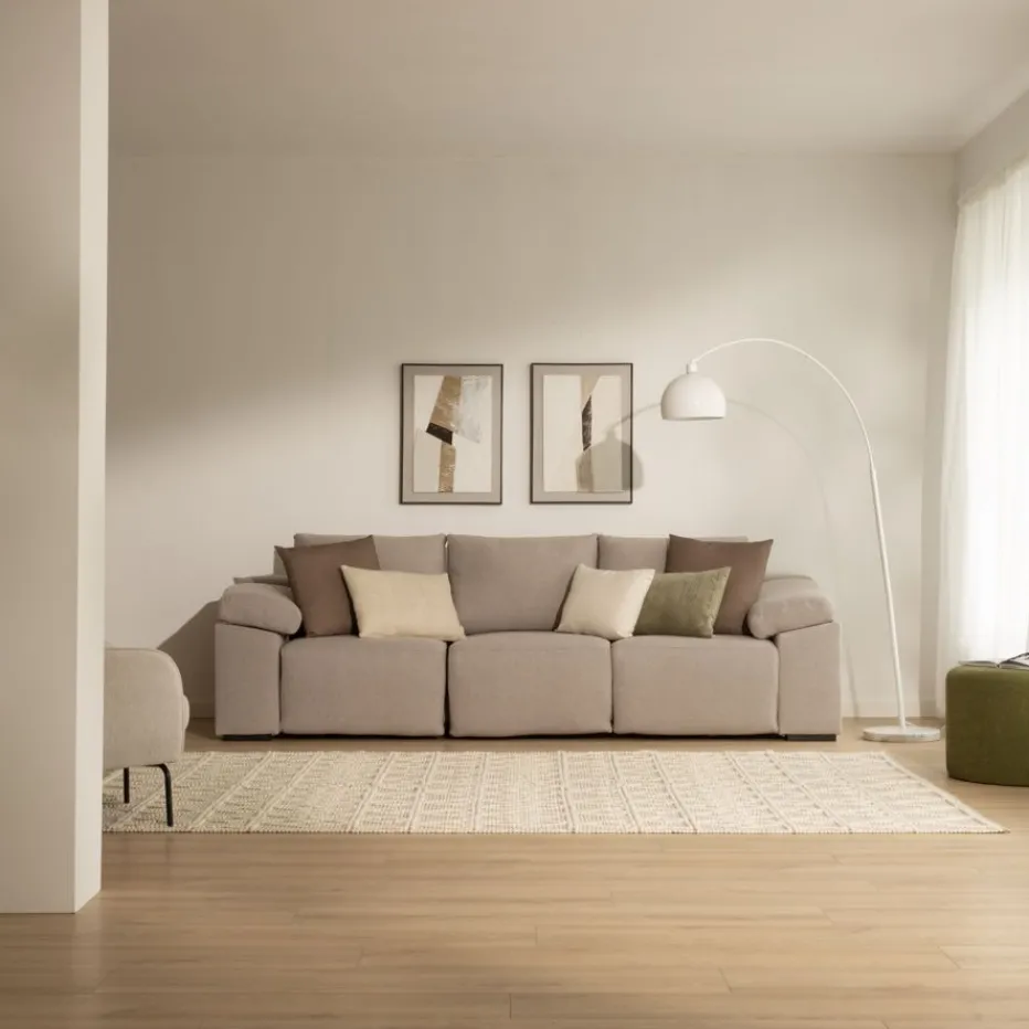 Bruni Canapé 4 places taupe^Banak New