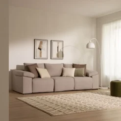 Bruni Canapé 4 places taupe^Banak New
