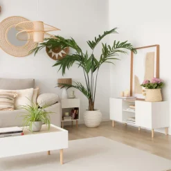 Canes Meuble tv petit blanc mat et naturel duna^Banak Sale