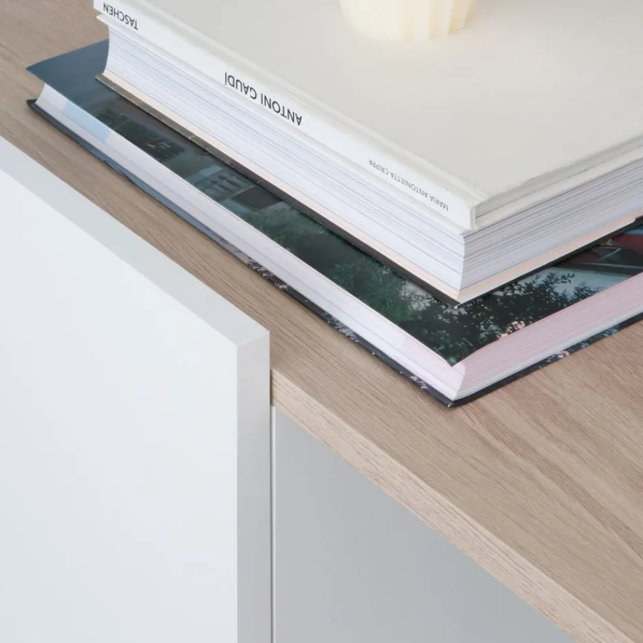 Canes Meuble tv petit blanc mat et naturel duna^Banak Sale