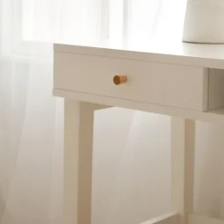 Ceilan Bureau en laqué blanc avec tiroir^Banak Hot