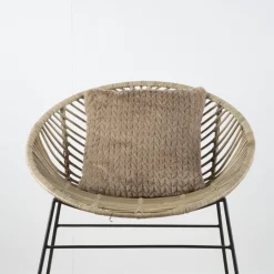 Chay Coussin chevron taupé^Banak Hot