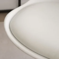 Christie Chaise de bureau blanche &agrave; roulettes^Banak Hot