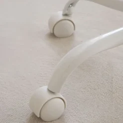 Christie Chaise de bureau blanche à roulettes^Banak Hot