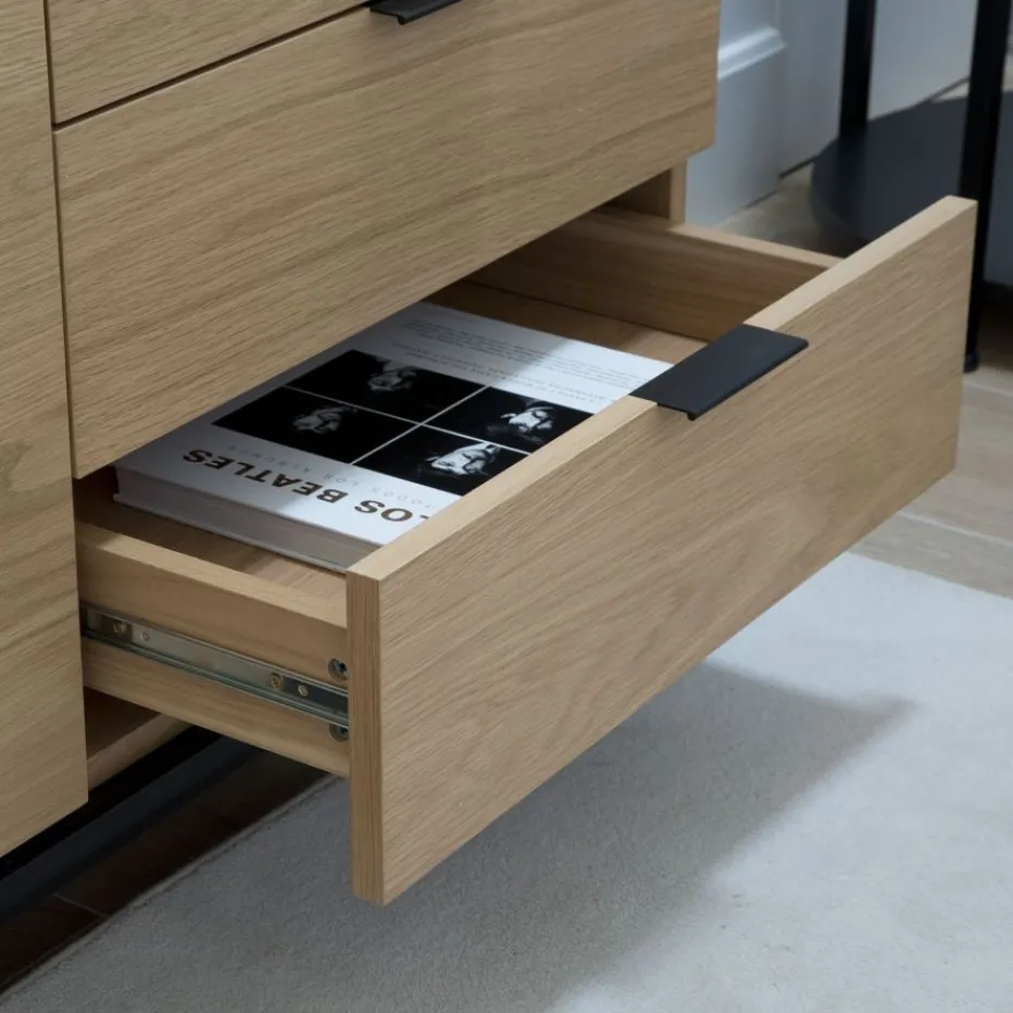 Coimbra Buffet haut en bois et métal^Banak Online