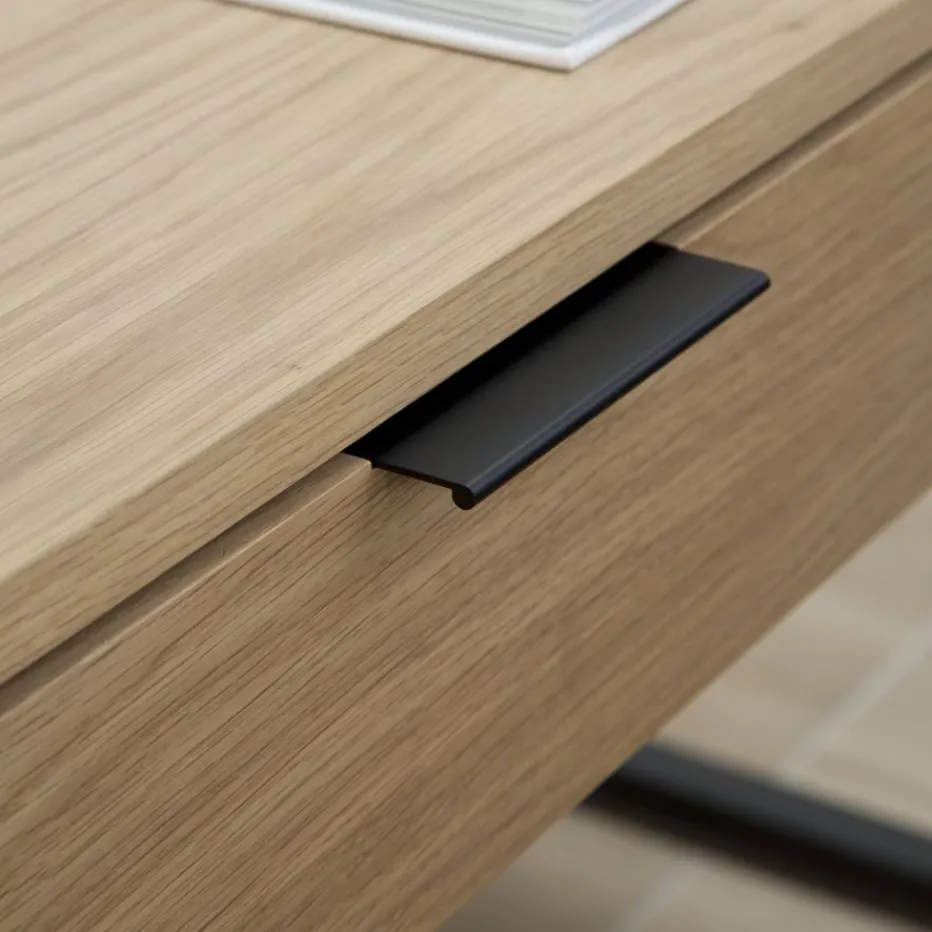 Coimbra Bureau en bois et métal avec tiroirs^Banak