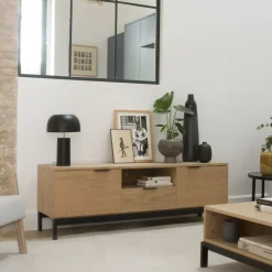 Coimbra Meuble tv en bois et métal^Banak New