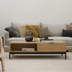 Coimbra Table basse en bois et métal^Banak Online