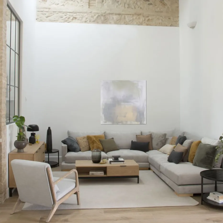 Coimbra Table basse en bois et métal^Banak Online