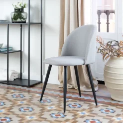 Curie Chaise rembourrée gris^Banak Discount