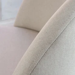Curie Chaise rembourrée beige^Banak Clearance