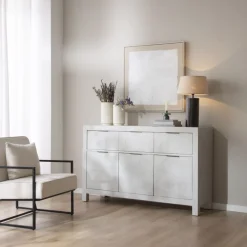 Cuzco Buffet en bois massif blanc wild^Banak New