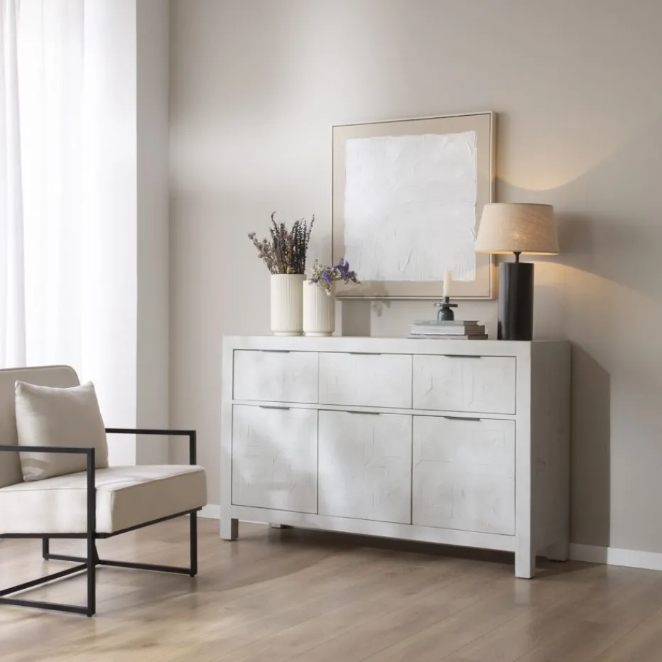 Cuzco Buffet en bois massif blanc wild^Banak New