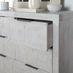 Cuzco Commode en bois massif blanc wild^Banak Sale