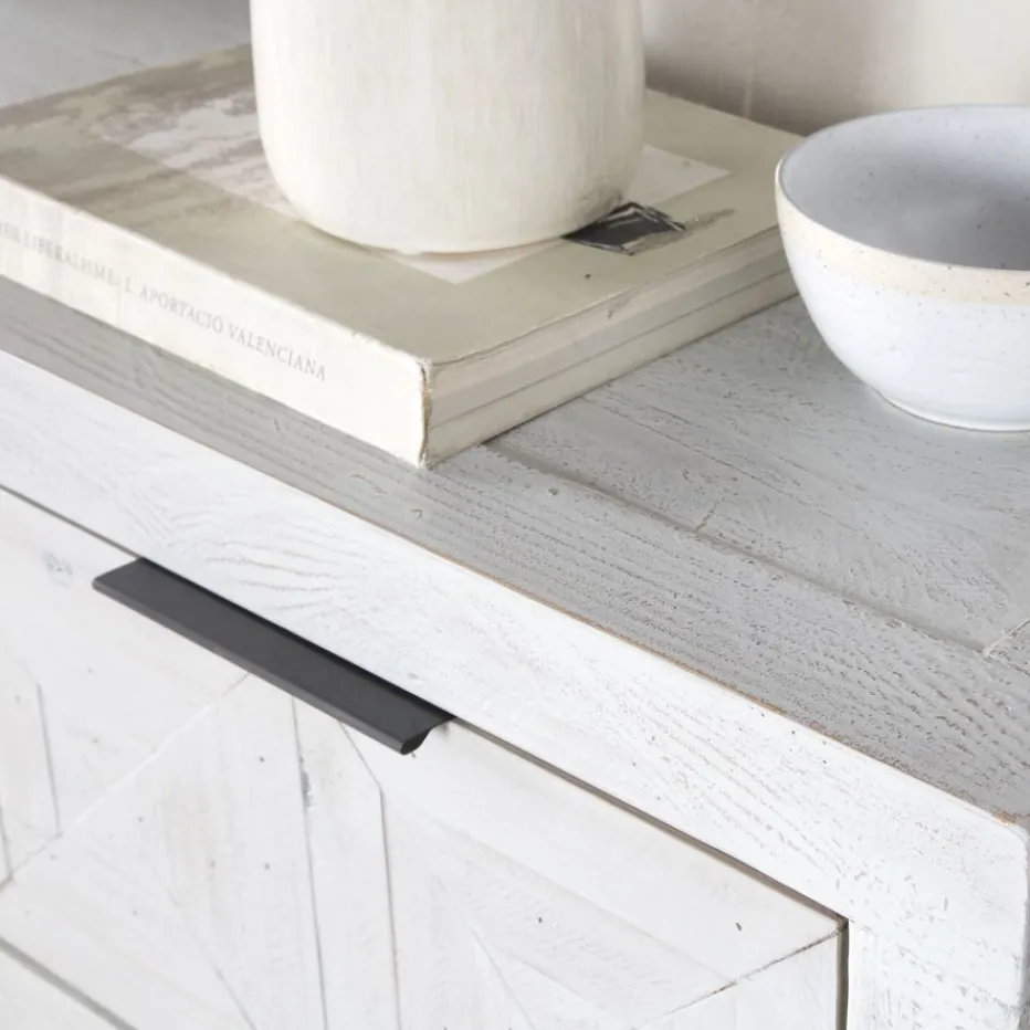 Cuzco Commode en bois massif blanc wild^Banak Sale