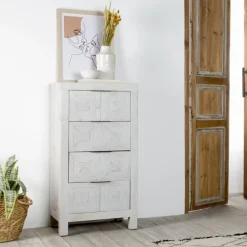 Cuzco Commode en bois massif blanc wild^Banak Best