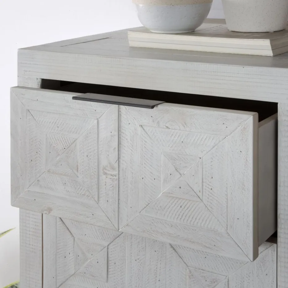 Cuzco Commode en bois massif blanc wild^Banak Best